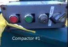 Used LoDal Stat-A-Pack Trash Compactor. 8 yard, has guide island, 208 volt.