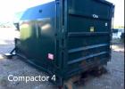 Used Parker Trash Compactor. Capacity: 15 yards, measurements: 15 ft. x 8 ft. x 8 ft. Voltage: 220.