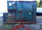 Used Parker Trash Compactor, Model D3W8CP09Y-14. Capacity: 13 yards, measurements: 12 ft. x 7 ft. x 8 ft. Includes guide island, Voltage: 440.