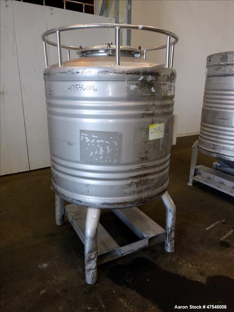 Used Automationstechnik Tote Bin, 800 Liter, 28 Cubic Feet, 304 Stainless Steel