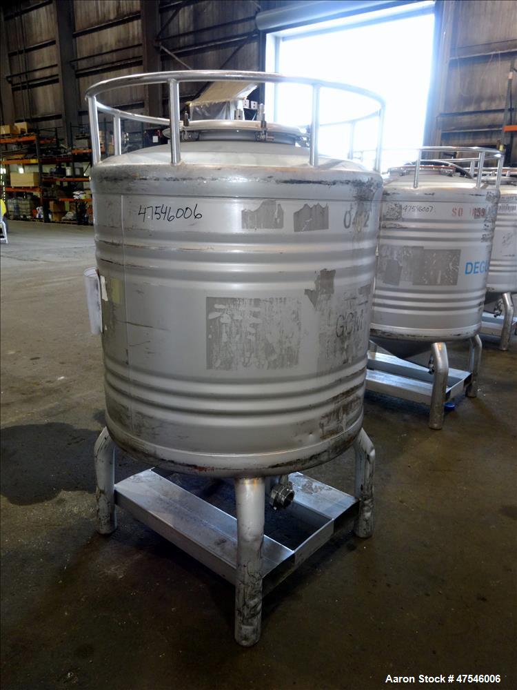 Used Automationstechnik Tote Bin, 800 Liter, 28 Cubic Feet, 304 Stainless Steel