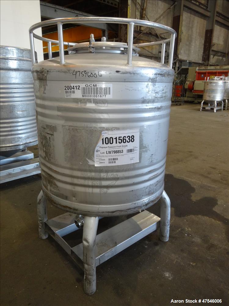 Used Automationstechnik Tote Bin, 800 Liter, 28 Cubic Feet, 304 Stainless Steel