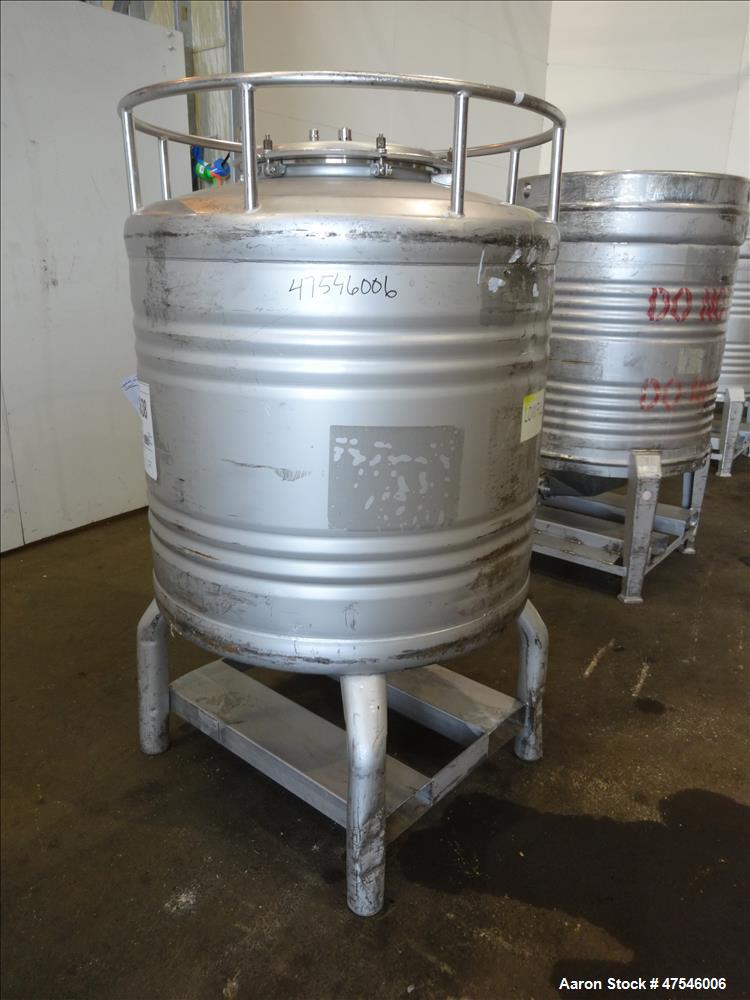 Used Automationstechnik Tote Bin, 800 Liter, 28 Cubic Feet, 304 Stainless Steel