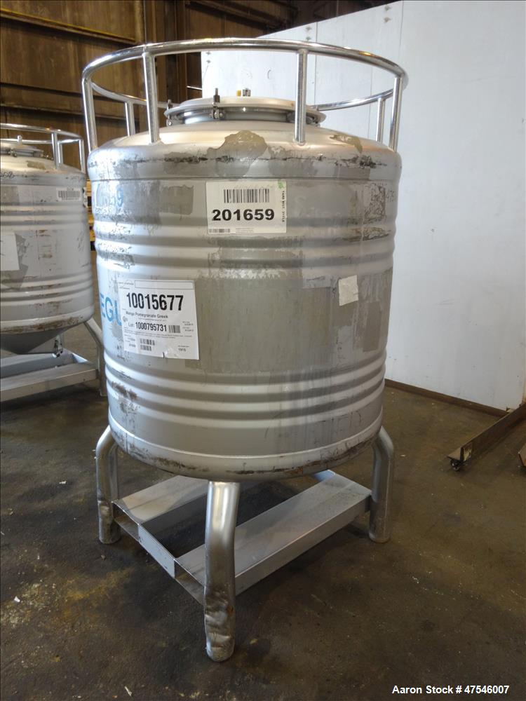 Used Automationstechnik Tote Bin, 800 Liter, 28 Cubic Feet, 304 Stainless Steel