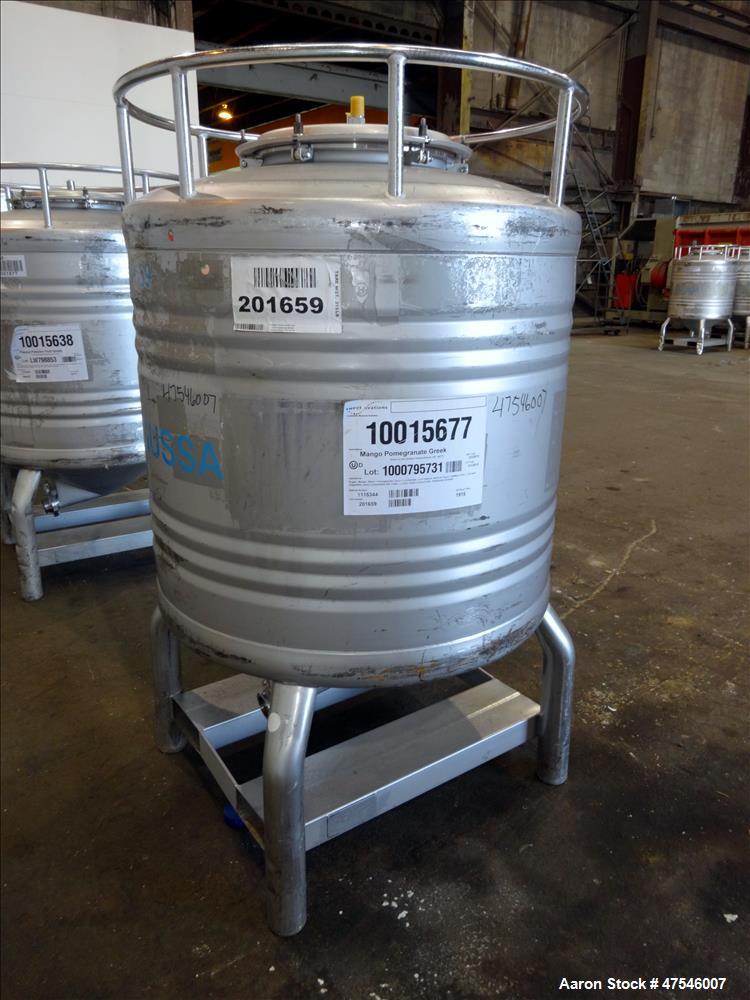 Used Automationstechnik Tote Bin, 800 Liter, 28 Cubic Feet, 304 Stainless Steel