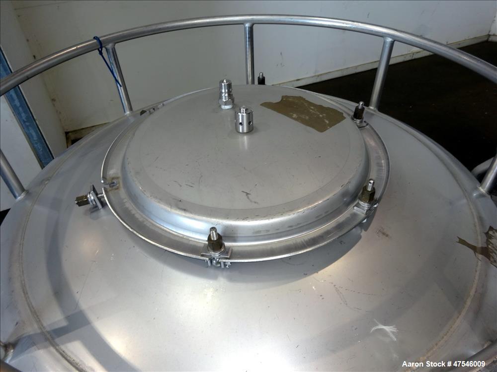 Used Eurocont Tote Bin, 800 Liter, 28 Cubic Feet, 304 Stainless Steel, Vertical