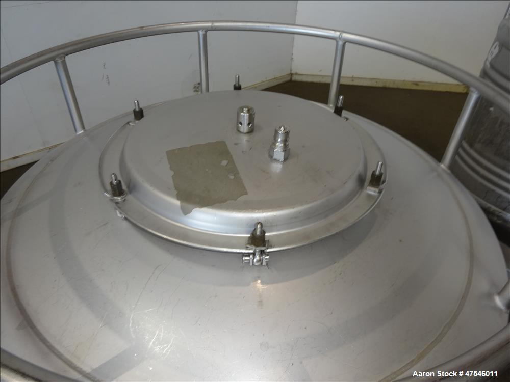 Used Eurostar Tote Bin, 800 Liter, 28 Cubic Feet, 304 Stainless Steel, Vertical