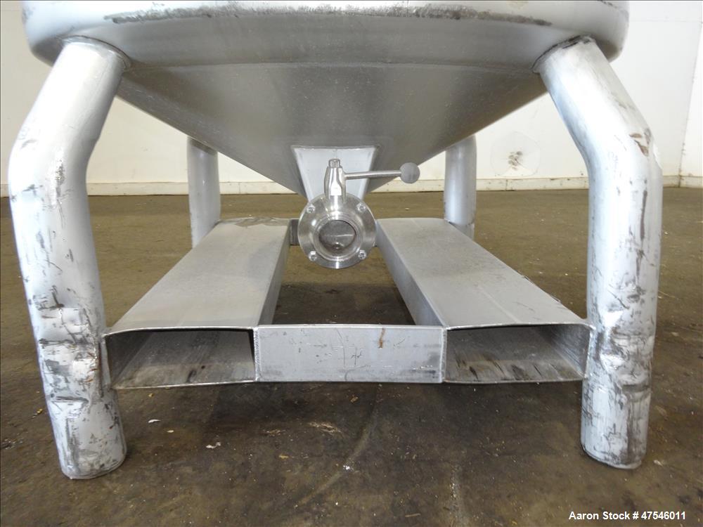 Used Eurostar Tote Bin, 800 Liter, 28 Cubic Feet, 304 Stainless Steel, Vertical
