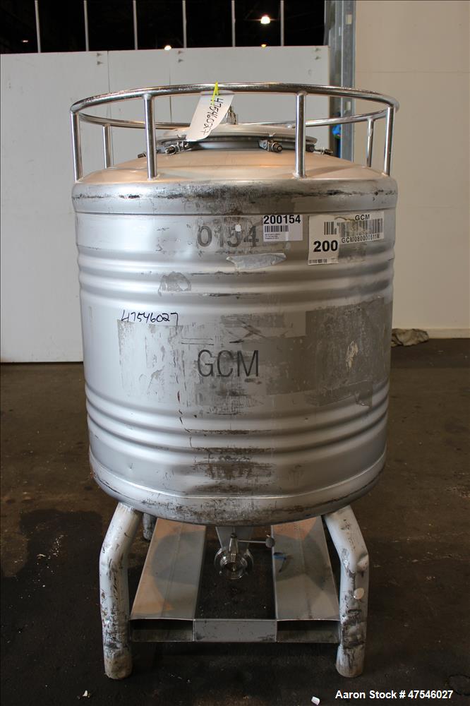 Used Automationstechnik Tote Bin, 800 Liter, 28 Cubic Feet, 304 Stainless Steel