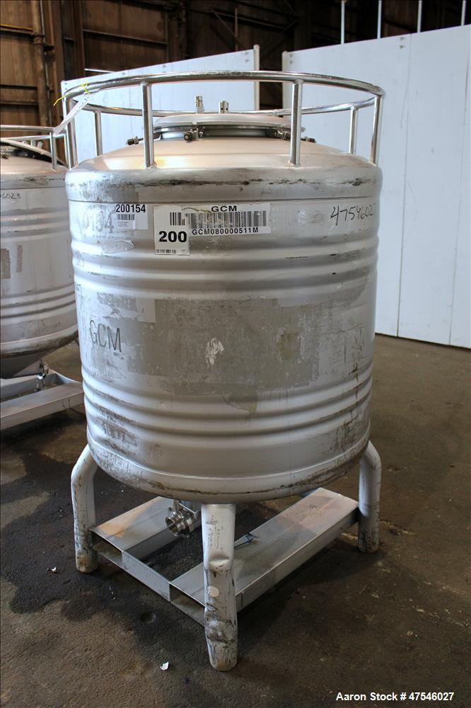 Used Automationstechnik Tote Bin, 800 Liter, 28 Cubic Feet, 304 Stainless Steel