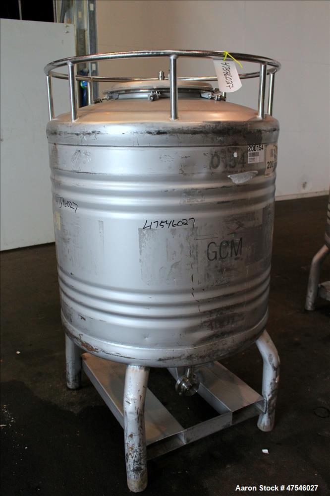Used Automationstechnik Tote Bin, 800 Liter, 28 Cubic Feet, 304 Stainless Steel