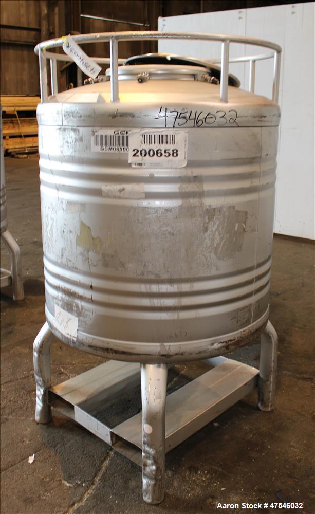 Used- Automationstechnik Tote Bin, 800 Liter, 28 Cubic Feet, 304 Stainless Steel