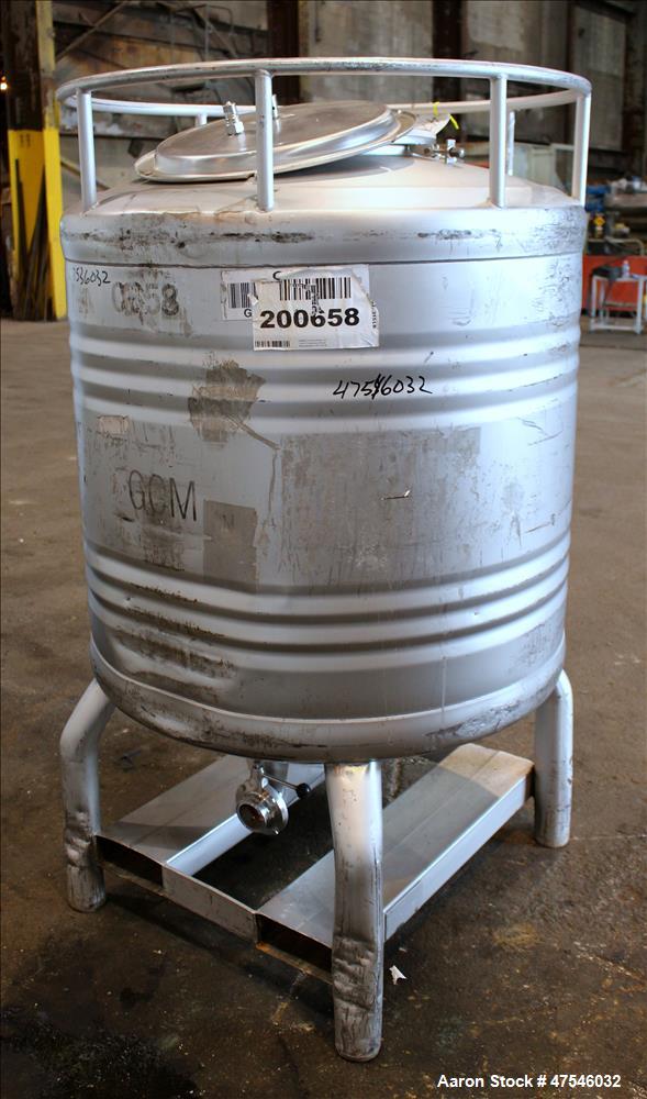 Used- Automationstechnik Tote Bin, 800 Liter, 28 Cubic Feet, 304 Stainless Steel