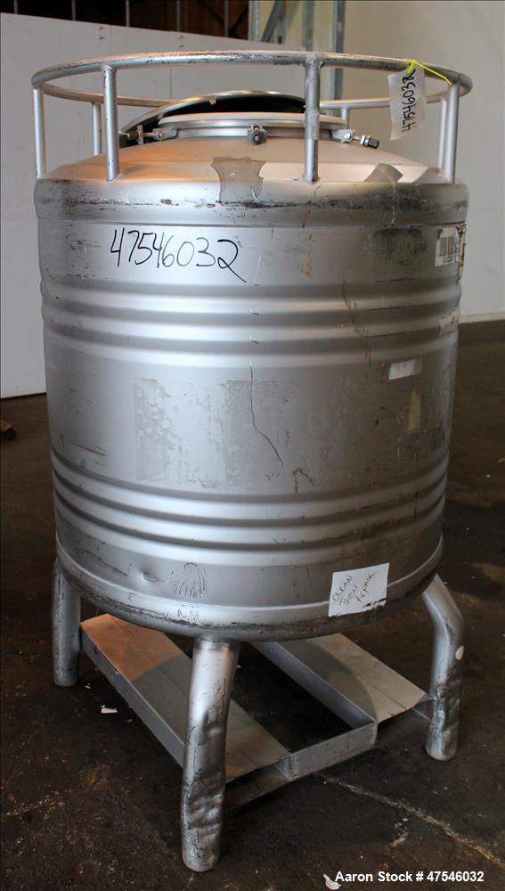 Used- Automationstechnik Tote Bin, 800 Liter, 28 Cubic Feet, 304 Stainless Steel