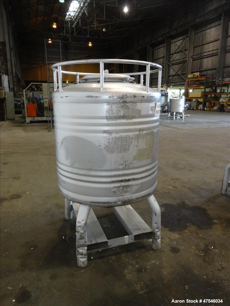 Used Automationstechnik Tote Bin, 800 Liter, 28 Cubic Feet, 304 Stainless Steel