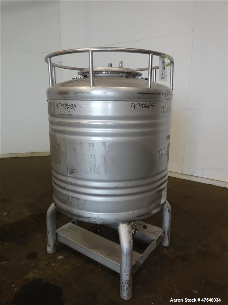 Used Automationstechnik Tote Bin, 800 Liter, 28 Cubic Feet, 304 Stainless Steel