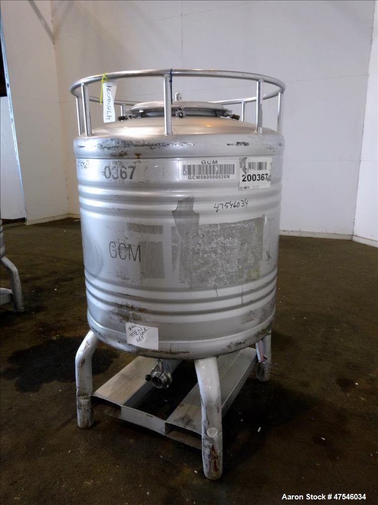 Used Automationstechnik Tote Bin, 800 Liter, 28 Cubic Feet, 304 Stainless Steel
