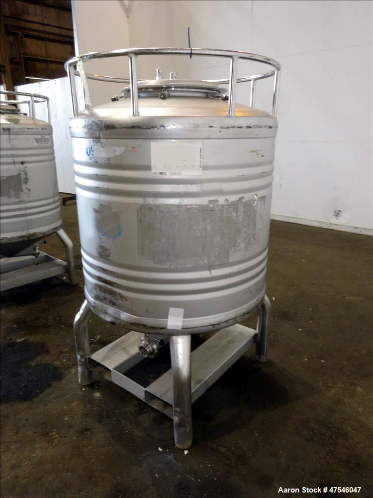 Used- Automationstechnik Tote Bin, 800 Liter, 28 Cubic Feet, 304 Stainless Steel