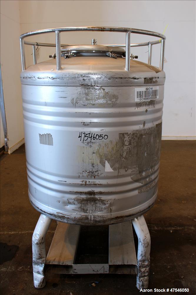 Used Automationstechnik Tote Bin, 800 Liter, 28 Cubic Feet, 304 Stainless Steel