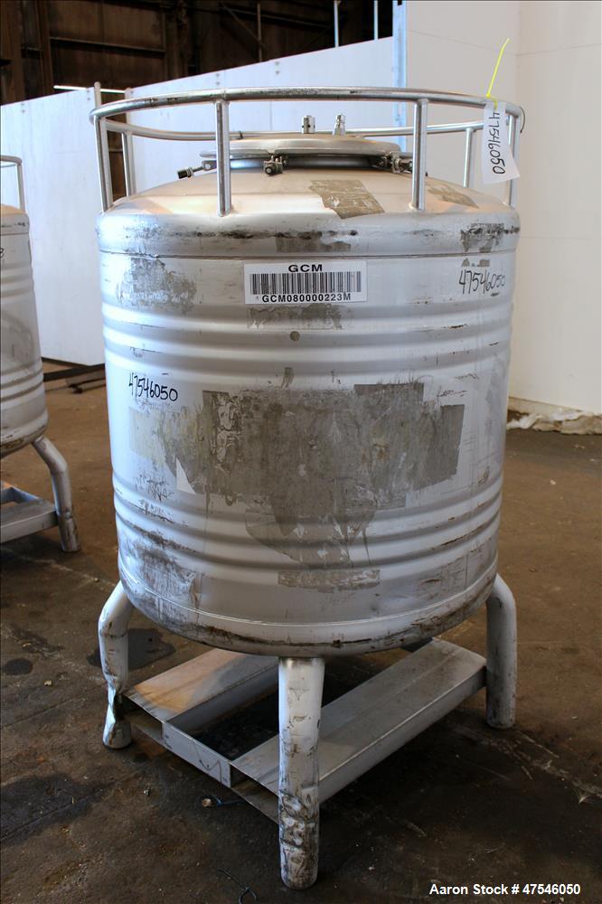 Used Automationstechnik Tote Bin, 800 Liter, 28 Cubic Feet, 304 Stainless Steel