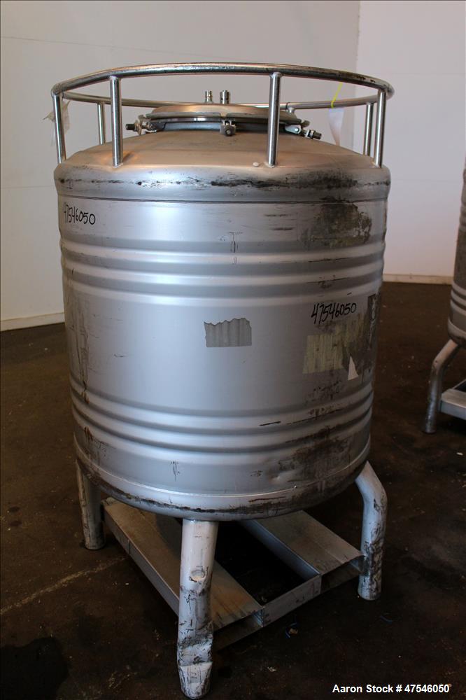 Used Automationstechnik Tote Bin, 800 Liter, 28 Cubic Feet, 304 Stainless Steel