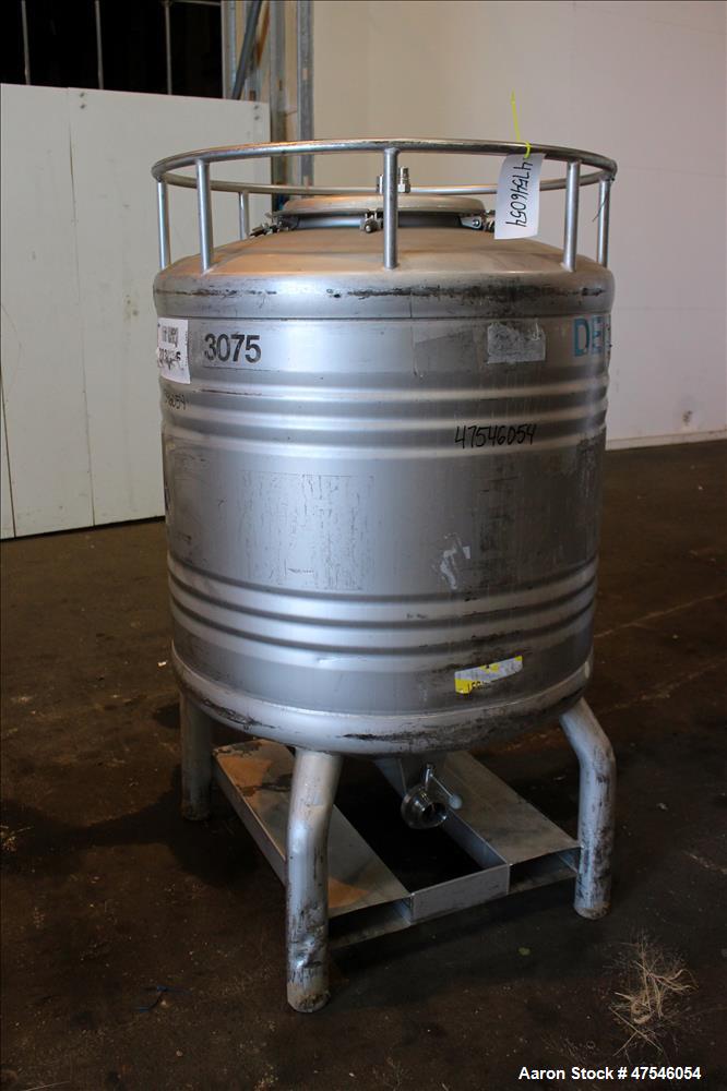 Used Automationstechnik Tote Bin, 800 Liter, 28 Cubic Feet, 304 Stainless Steel