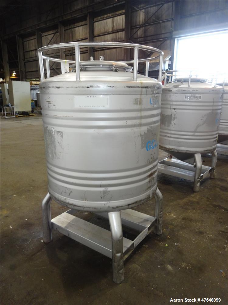 Used Automationstechnik Tote Bin, 800 Liter, 28 Cubic Feet, 304 Stainless Steel