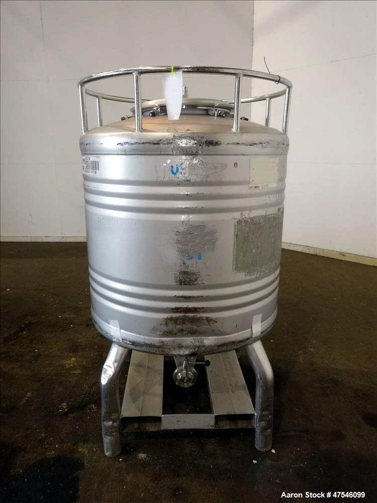 Used- Automationstechnik Tote Bin, 800 Liter, 28 Cubic Feet, 304 Stainless Steel