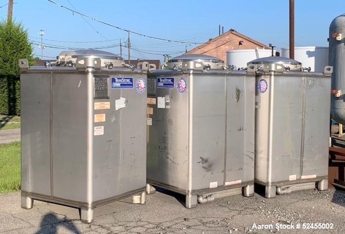 Used Custom Metalcraft / Transtore 550 Gallon Stackable Intermediate Bulk Contai