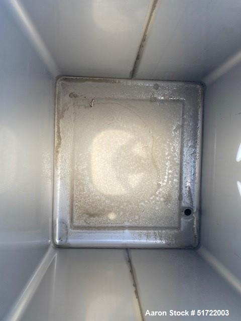 Used Metal Craft TranStore Tote Bin, Model 52426, 304 Stainless steel, 550 Gall