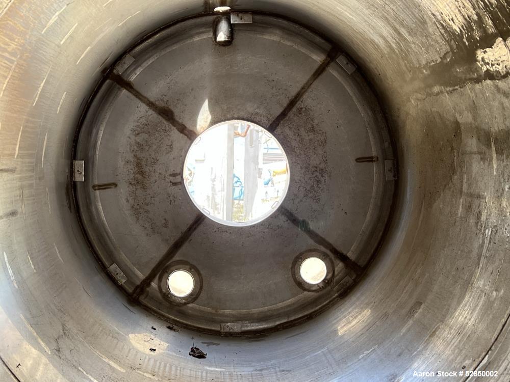 Used 304 Stainless Steel Storage Tank, Approximately 600 Gallon Capacity