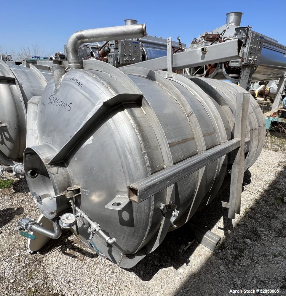 Storage Tank, Approximately 600 Gallon Capacity, 304 Stainless Steel