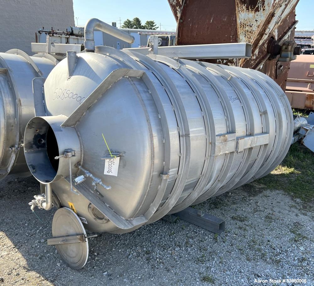 Storage Tank, Approximately 600 Gallon Capacity, 304 Stainless Steel