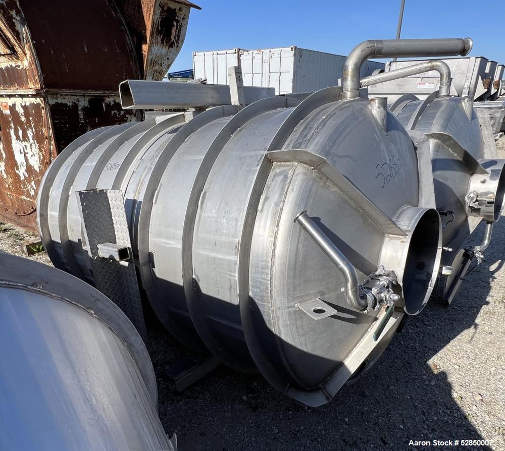 Storage Tank, Approximately 600 Gallon Capacity, 304 Stainless Steel