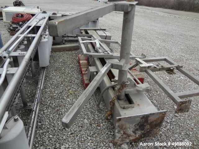 Used AMFEC Stainless Steel Tote Dump