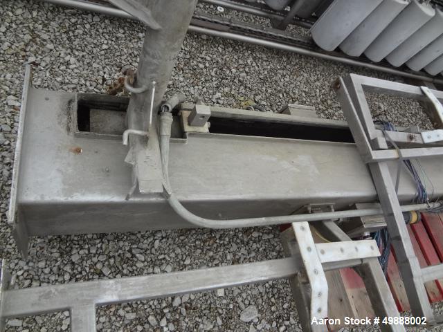Used AMFEC Stainless Steel Tote Dump