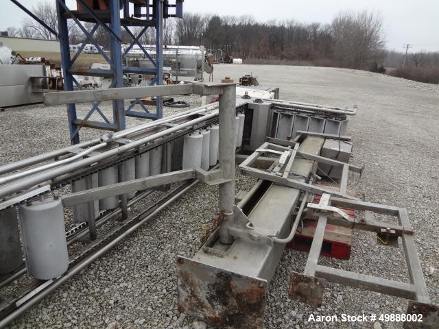 Used AMFEC Stainless Steel Tote Dump
