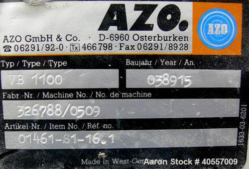 Used- Carbon Steel Azo Hopper