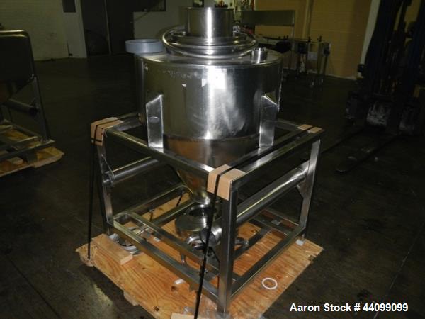 Used Heavy-Duty Industrial Bin | 9.5 cu ft Stainless Steel