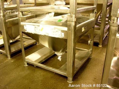 Used Stainless Steel GEI Tote Bin