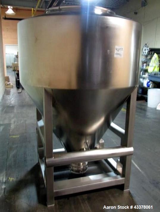 Used LB Bohle Bin, 2000 Liter, Model MCL2000. Stainless steel construction, serial# 0512846003-2.