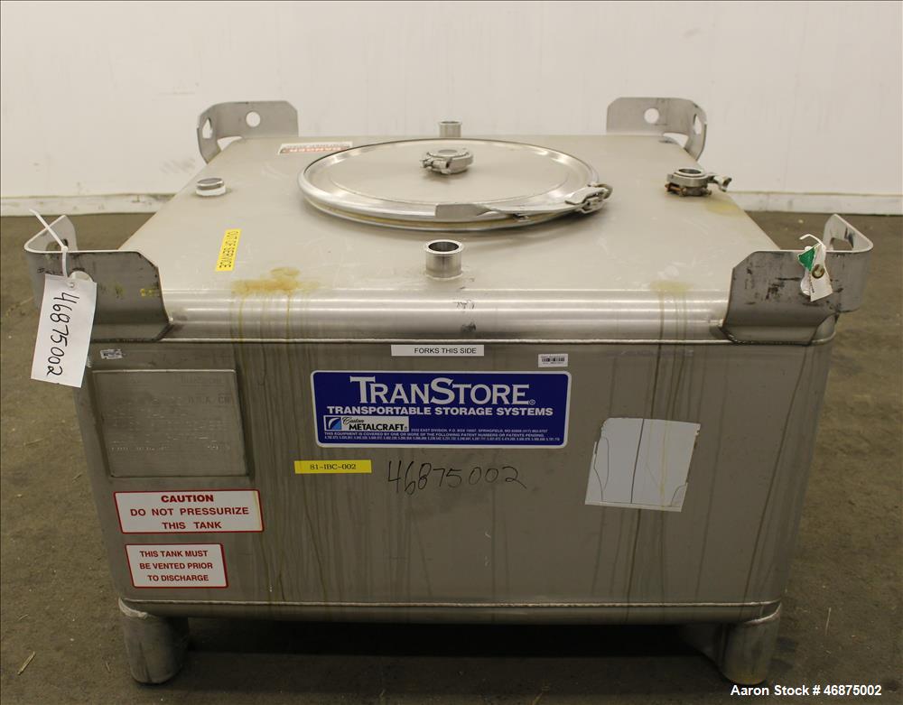 Used Custom Metal Craft TransStore Tote Bin, 250 Gallon (946 Liters)