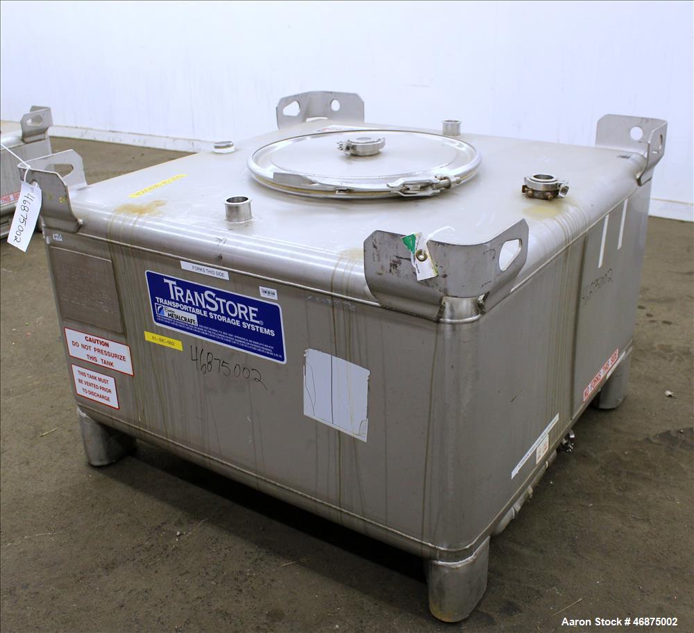 Used Custom Metal Craft TransStore Tote Bin, 250 Gallon (946 Liters)