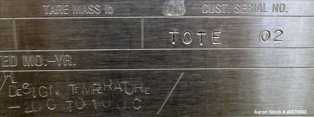 Used Custom Metal Craft TransStore Tote Bin, 250 Gallon (946 Liters)
