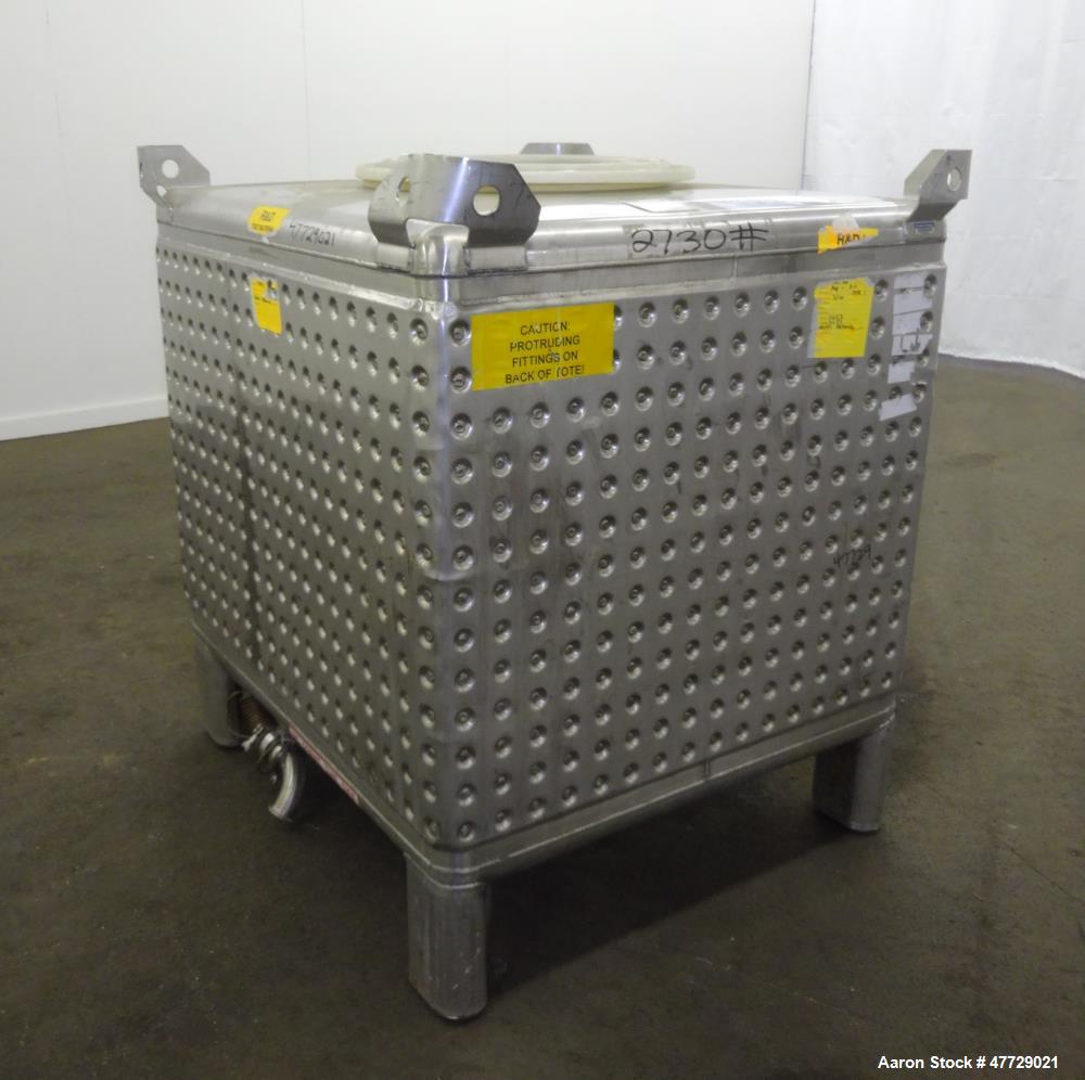 Used Custom Metalcraft Transtore Dimple Jacketed Stainless Steel Tote