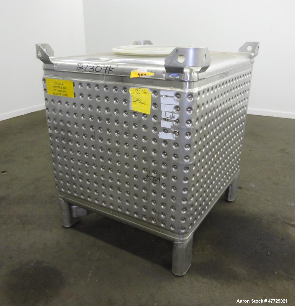 Used Custom Metalcraft Transtore Dimple Jacketed Stainless Steel Tote