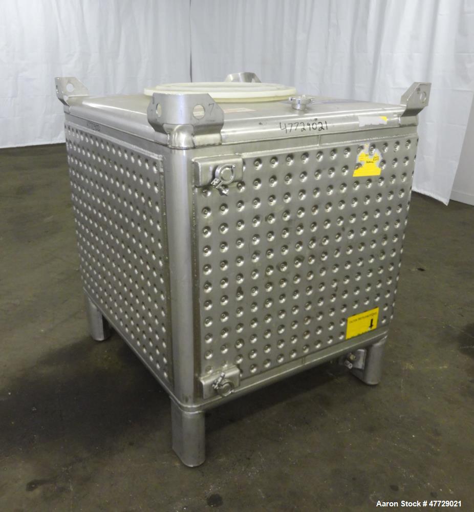 Used Custom Metalcraft Transtore Dimple Jacketed Stainless Steel Tote