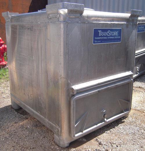 used metal tote bins