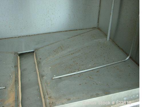 USED: Tote bin washer manufactured by Douglas Machine, model VBT-1000.Recirculated pre wash temp 130 deg F, recirculated wash temp 150 deg Fsanitizing rinse temp 180 deg F. Open dimensions 80" wide x...