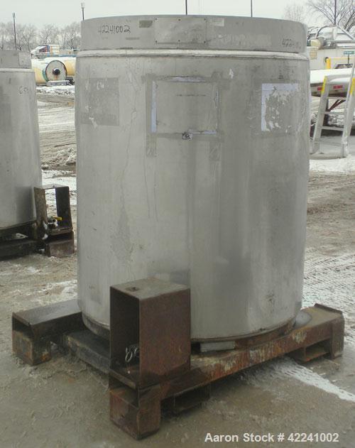 Used Stainless Steel Fabricated Metals Inc Liqua-Bin Liquid Tote